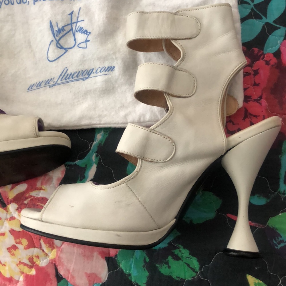 Vintage John Fluevog rare high heel shoes retro - Picture 5 of 16